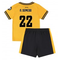 Wolves Nelson Semedo #22 Heimtrikotsatz Kinder 2024-25 Kurzarm (+ Kurze Hosen)